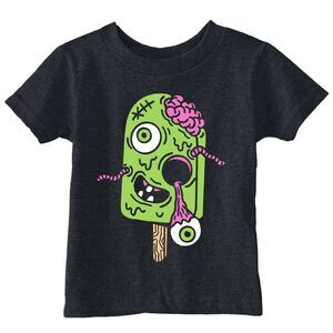 Toddler T Shirt Zombie Ice Cream Cone Halloween Tee For Young Kids